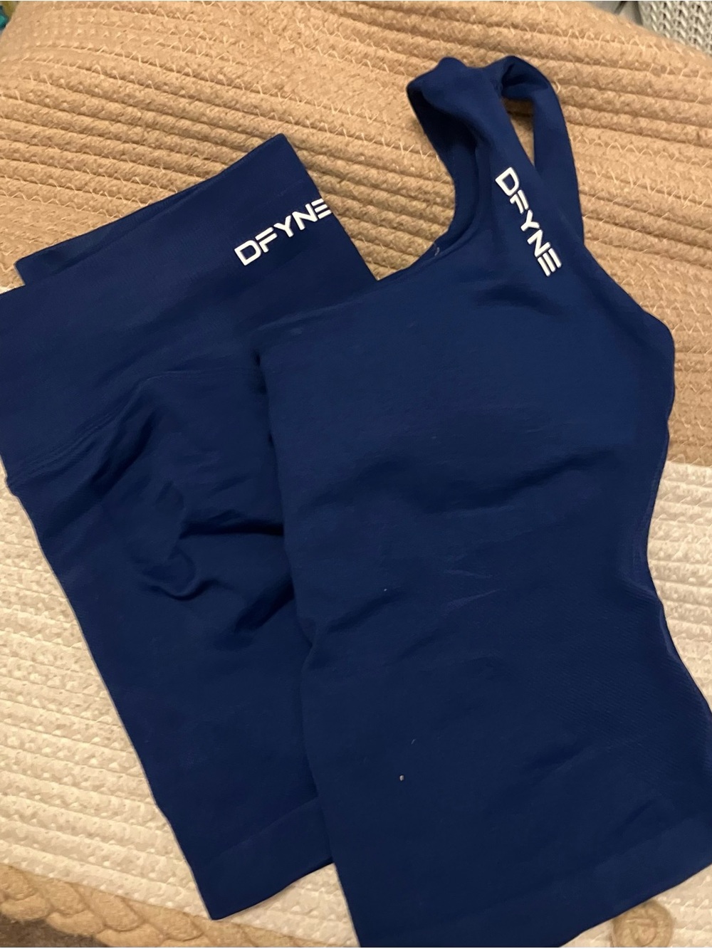 DFYNE Impact Halter Tank and Shorts